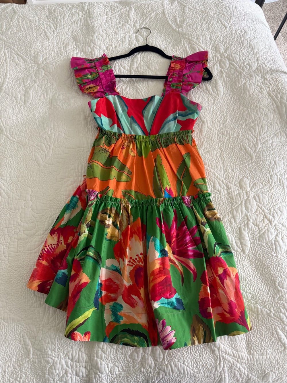 FARM Rio Ruffle Mini Dress - Picture 4 of 8